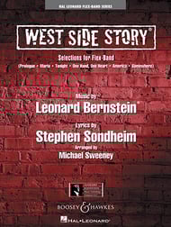 cover West Side Story Concert Band sheet music cover
